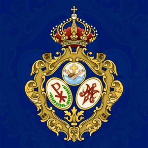 Escudo de la Banda de Cornetas y Tambores "Santísimo Cristo Resucitado" de Badajoz