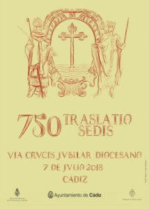 Cartel del Via Crucis Diocesano de Cádiz