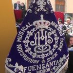 Banderín de la Agrupación Musical "Nuestro Padre Jesús de la Fuensanta" de Morón de la Frontera (Sevilla)