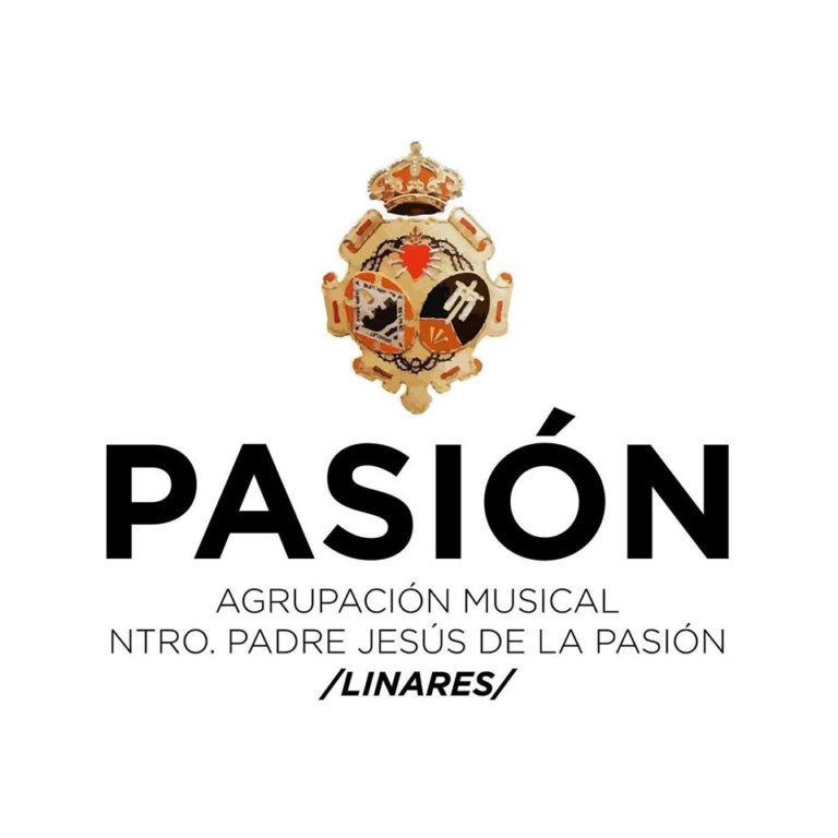 Escudo de la Agrupación Musical "Nuestro Padre Jesús de la Pasión" de Linares