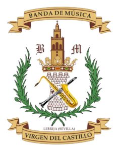 Escudo de la Banda de Música Virgen del Castillo de Lebrija