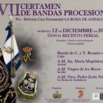 Cartel del VII Certamen de Bandas Procesionales de la Roda de Andalucía