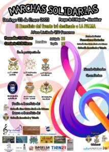 Cartel del concierto "Marchas Solidarias" de Almuñecar