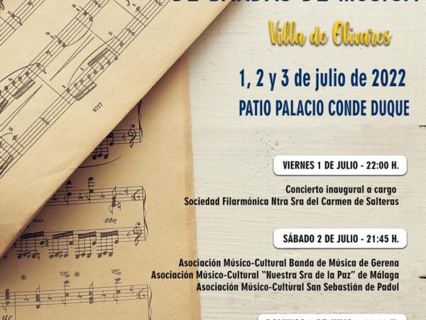 VII Certamen Nacional de Bandas de Música "Villa de Olivares"