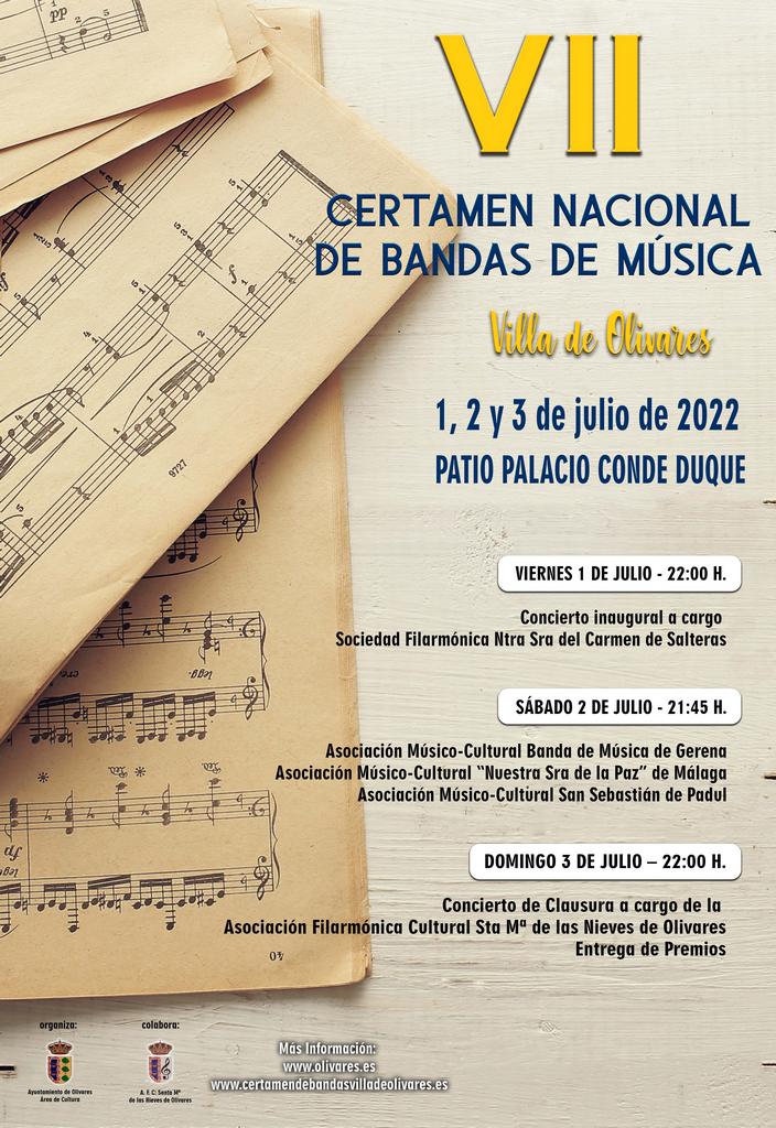 VII Certamen Nacional de Bandas de Música "Villa de Olivares"