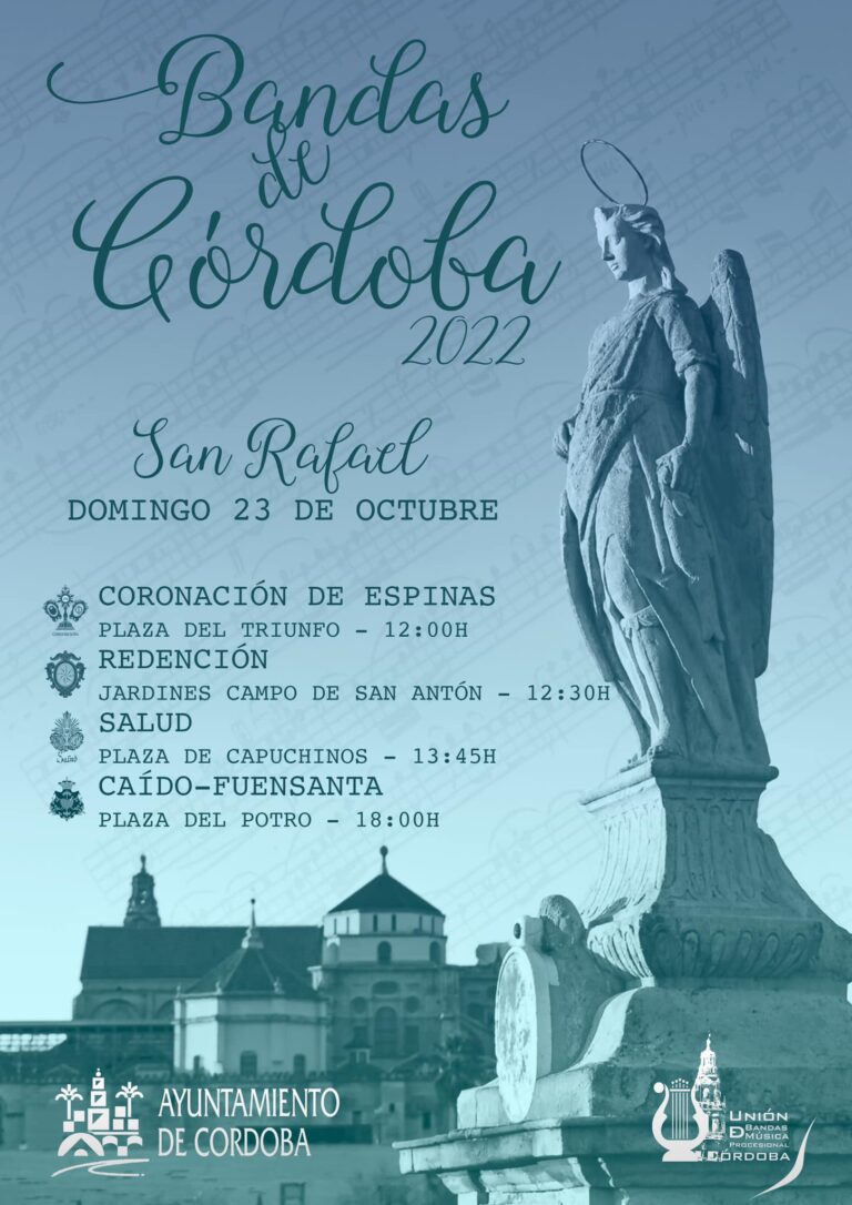 Cartel de los conciertos en honor a San Rafael