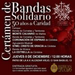 Cartel de Certamen de Bandas Solidario "50 años de Caridad"