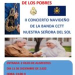 Cartel del II Concierto Navideño de la Banda del Sol