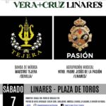 Cartel del III Concierto de Música Cofrade "Vera+Cruz Linares"