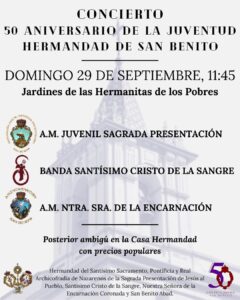 Concierto por el 50 aniversario de la Juventud de la Hermandad de San Benito