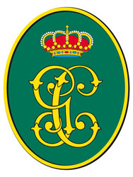 Escudo de la Banda de la Segunda Comandancia Móvil de la Guardia Civil de Eritaña de Sevilla