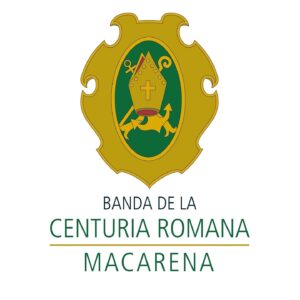 Escudo de la Banda de Cornetas y Tambores de la Centuria Romana de la Macarena de Sevilla