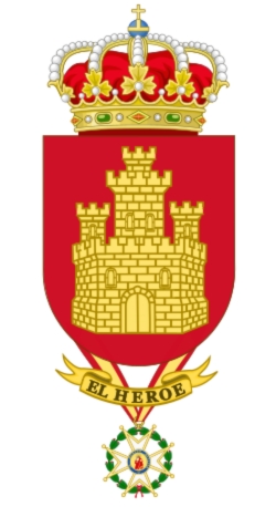 Escudo de la Banda de Música del Regimiento de Infantería Castilla Nº 16 de Badajoz